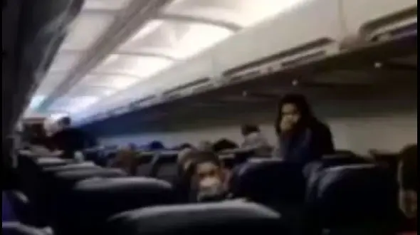 وحشت در پرواز  کیش به تهران + فیلم  اقدام عجیب خلبان 