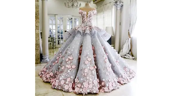 کیکی که شکل لباس عروس است +عکس های دیدنی 