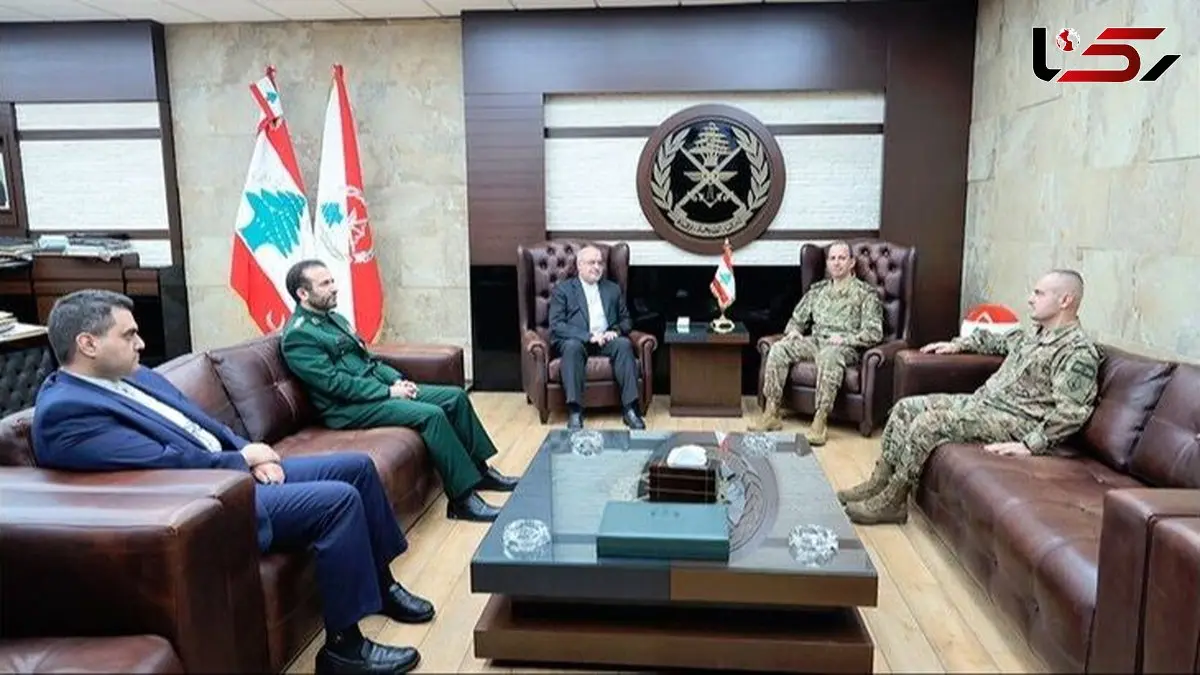 دیدار سفیر ایران با وزیر دفاع و فرمانده ارتش لبنان