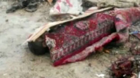  عکس 16+ / عکس جسد یک مرد رها شده وسط خیابان ! / در جنوب تهران رخ داد