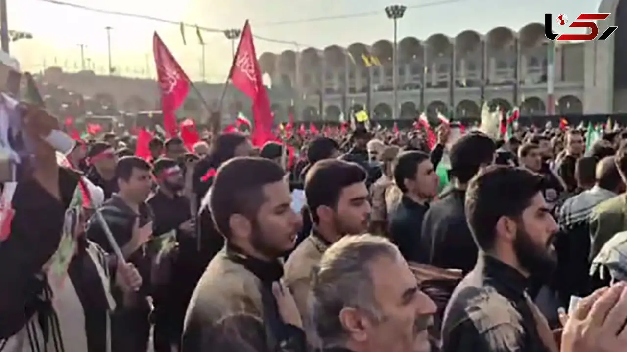 فیلم عزاداری مردم لرستان برای  رهبر شهید ایران