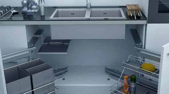 لوازم مناسب و نامناسب برای کابینت زیر ظرفشویی 