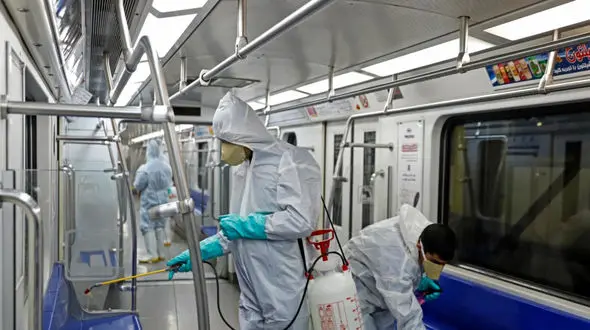 وضعیت ضدعفونی کردن مترو در شرایط کرونایی