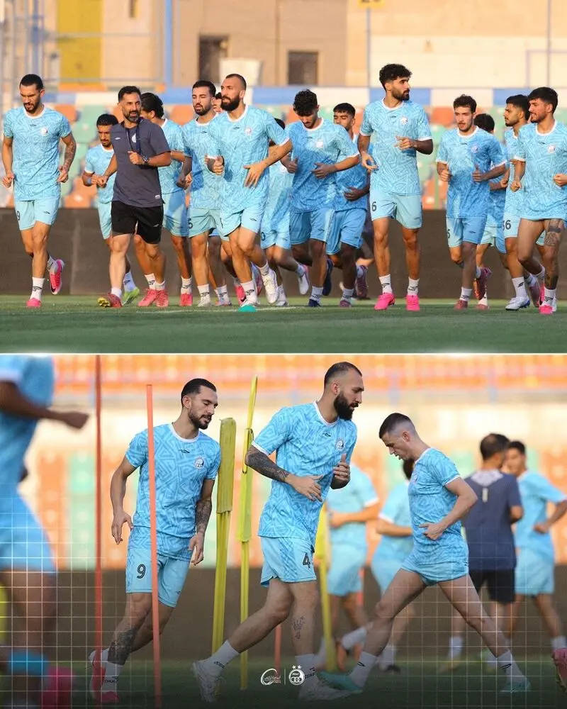 تصویری از تمرین استقلال