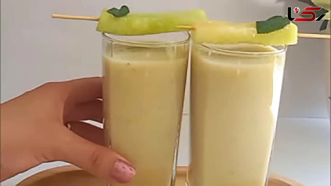 شیک طالبی مناسب ترین نوشیدنی تو فصل بهار + فیلم