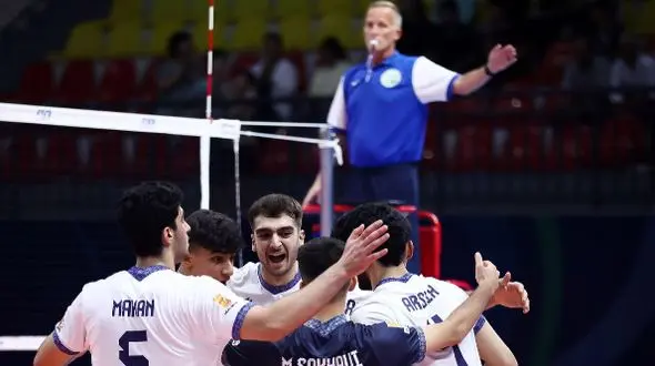 والیبال نوجوانان ایران؛ پیروزی ایران مقابل تونس و صدرنشینی
