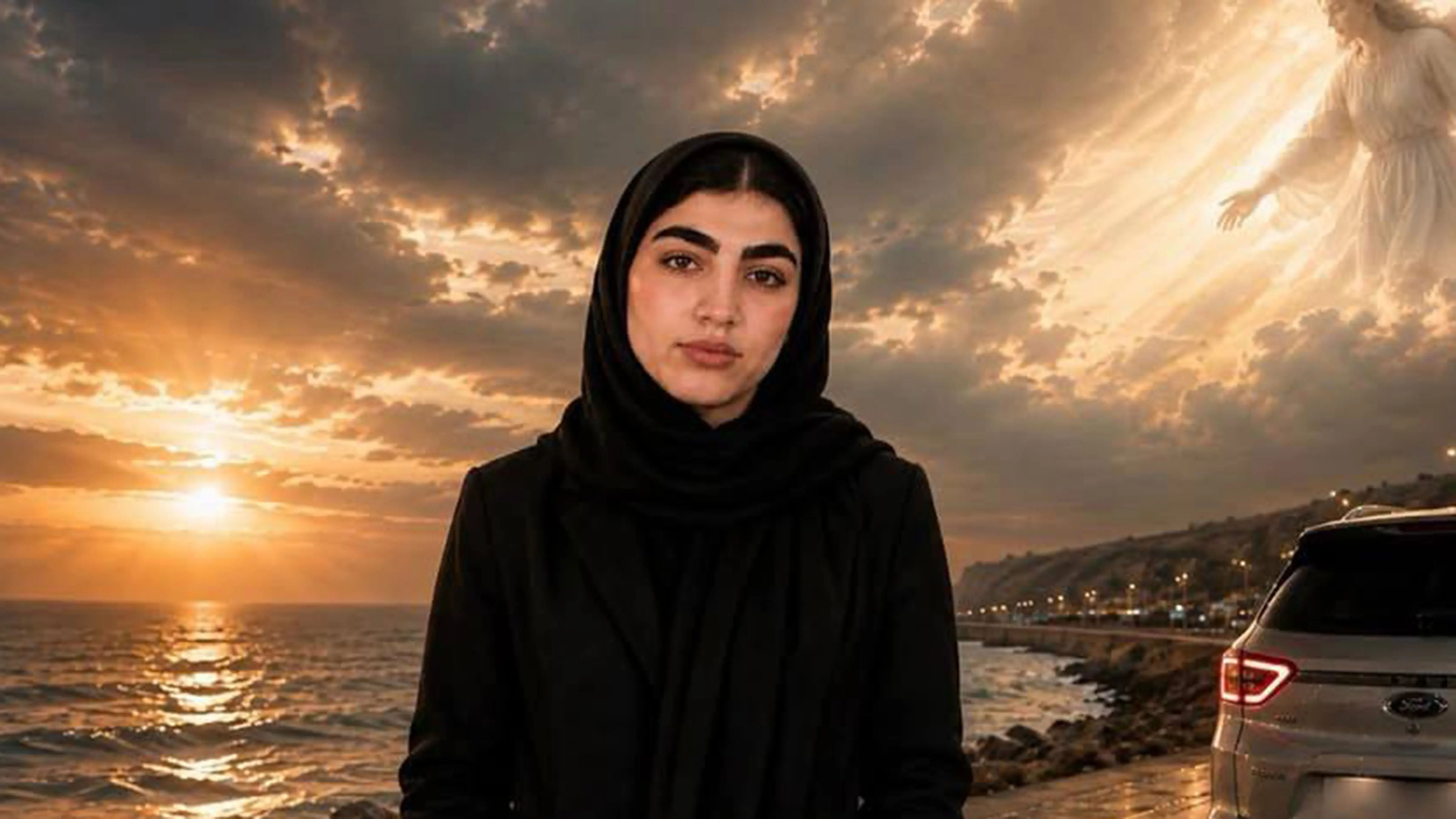 مرگ تلخ زن بلاگر 21 ساله خودرو در قشم