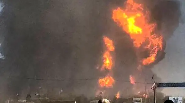 2 فیلم جدید از  آتش سوزی  بزرگ در گمرک 