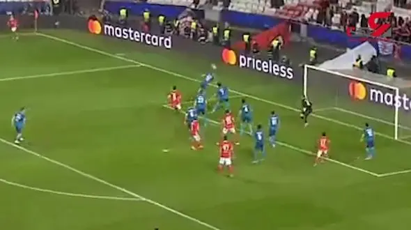 فیلم گل به خودی سردار آزمون در دیدار بنفیکا - زنیت