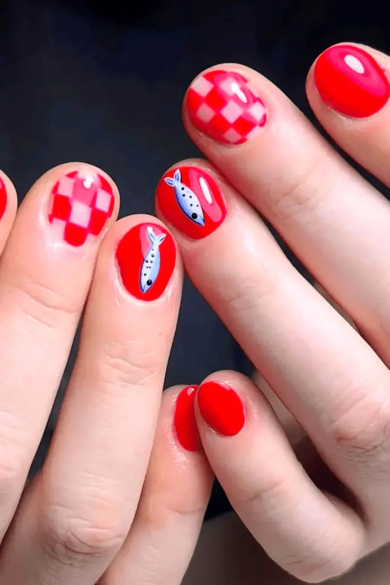 طراحی ناخن تینیجر