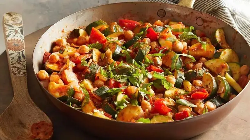 خوراک گیاهی با کدو