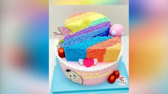 طرز پخت کیک به شکل عدد 2 + فیلم