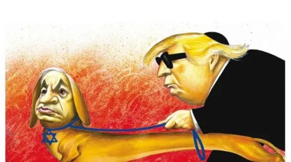 واکنش پسر ارشد ترامپ به کاریکاتور جنجالی پدرش+عکس