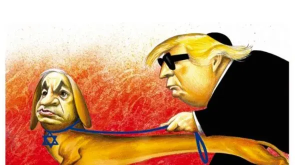 واکنش پسر ارشد ترامپ به کاریکاتور جنجالی پدرش+عکس