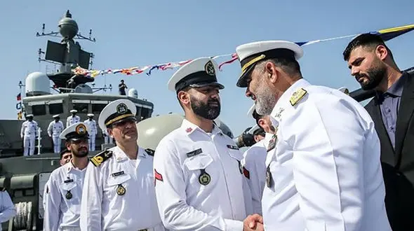 استقبال فرمانده نیروی دریایی ارتش از ناوگروه ۸۶ 