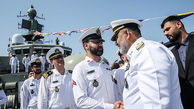استقبال فرمانده نیروی دریایی ارتش از ناوگروه ۸۶ 
