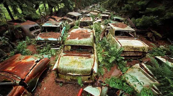 راز این خودروهای رها شده چیست؟+عکس