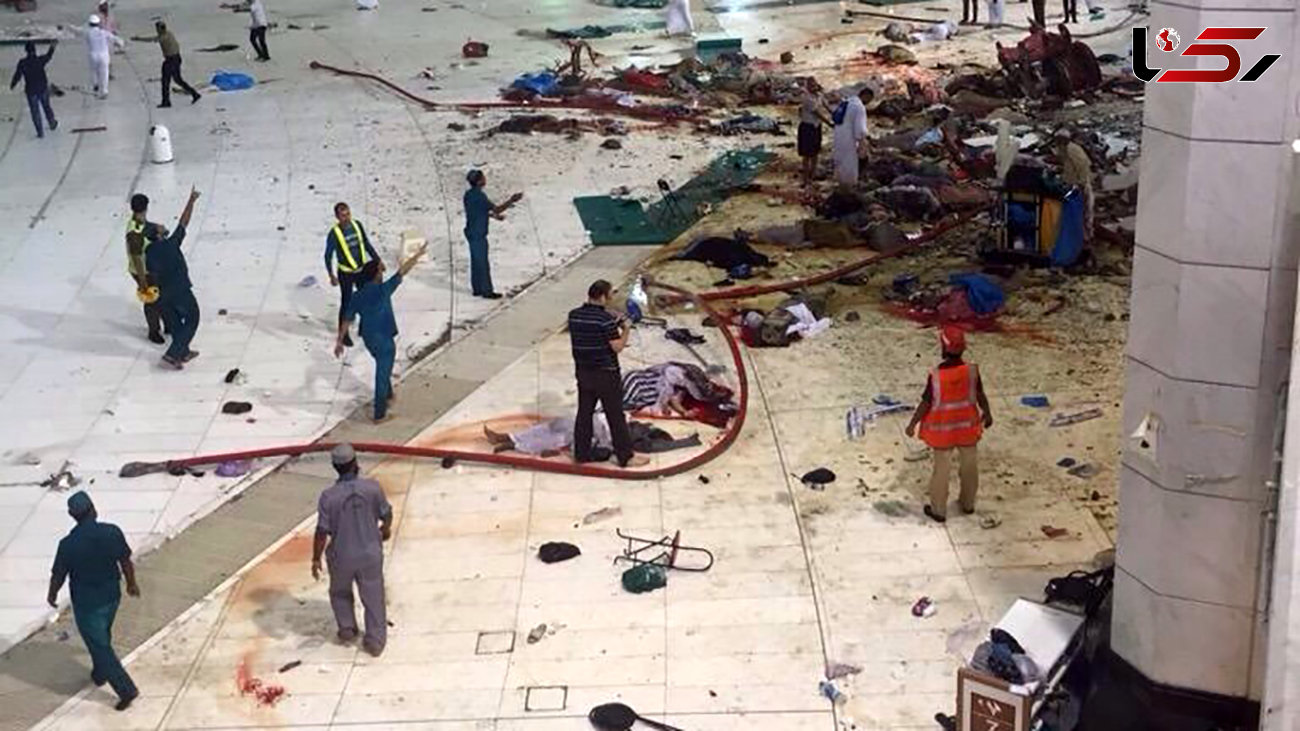 تبرئه عاملان فاجعه سقوط جرثقیل در مکه مکرمه از سوی عربستان سعودی