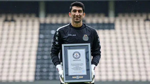 ثبت رکورد بیرانوند در  گینس