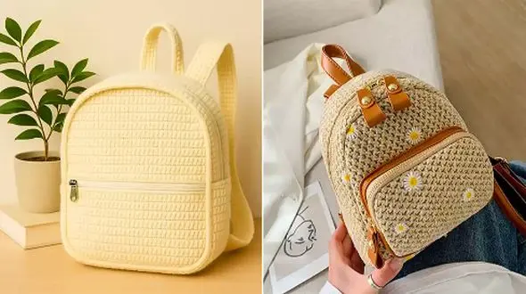 کوله پشتی‌ های خاص و مینیمال بافتنی برای خوش‌ پوش‌ ها