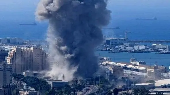 حمله پهپادی حزب الله به بندر اشغالی «حیفا»