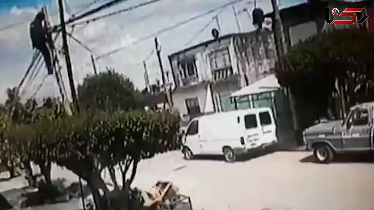 ببینیداین جوان چطور خشک شد! + فیلم وحشتناک