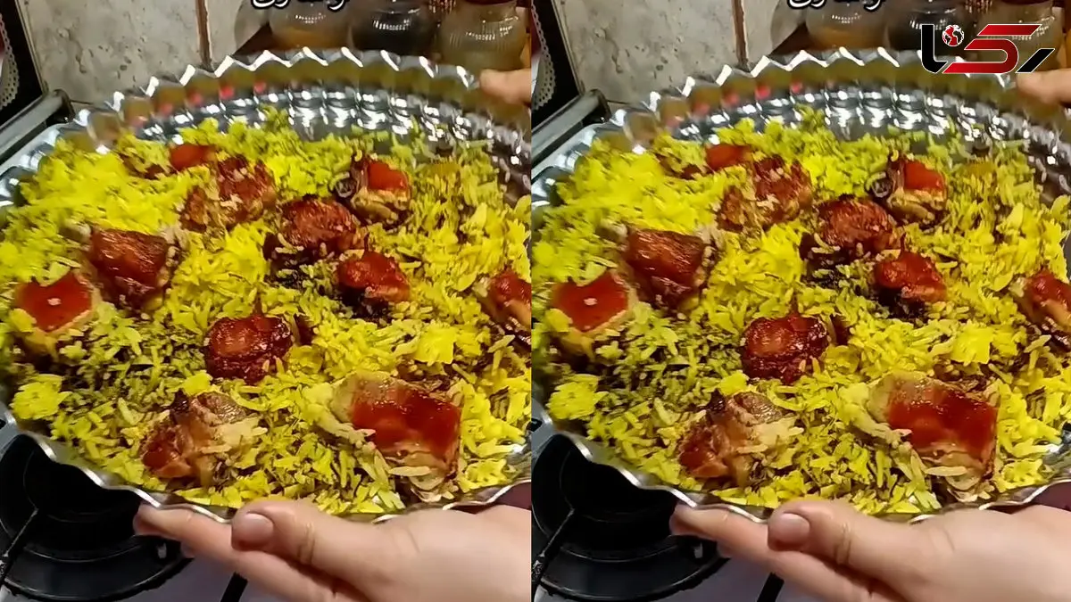 پلو سیب‌ زمینی یک غذای ساده و خوشمزه / فیلم