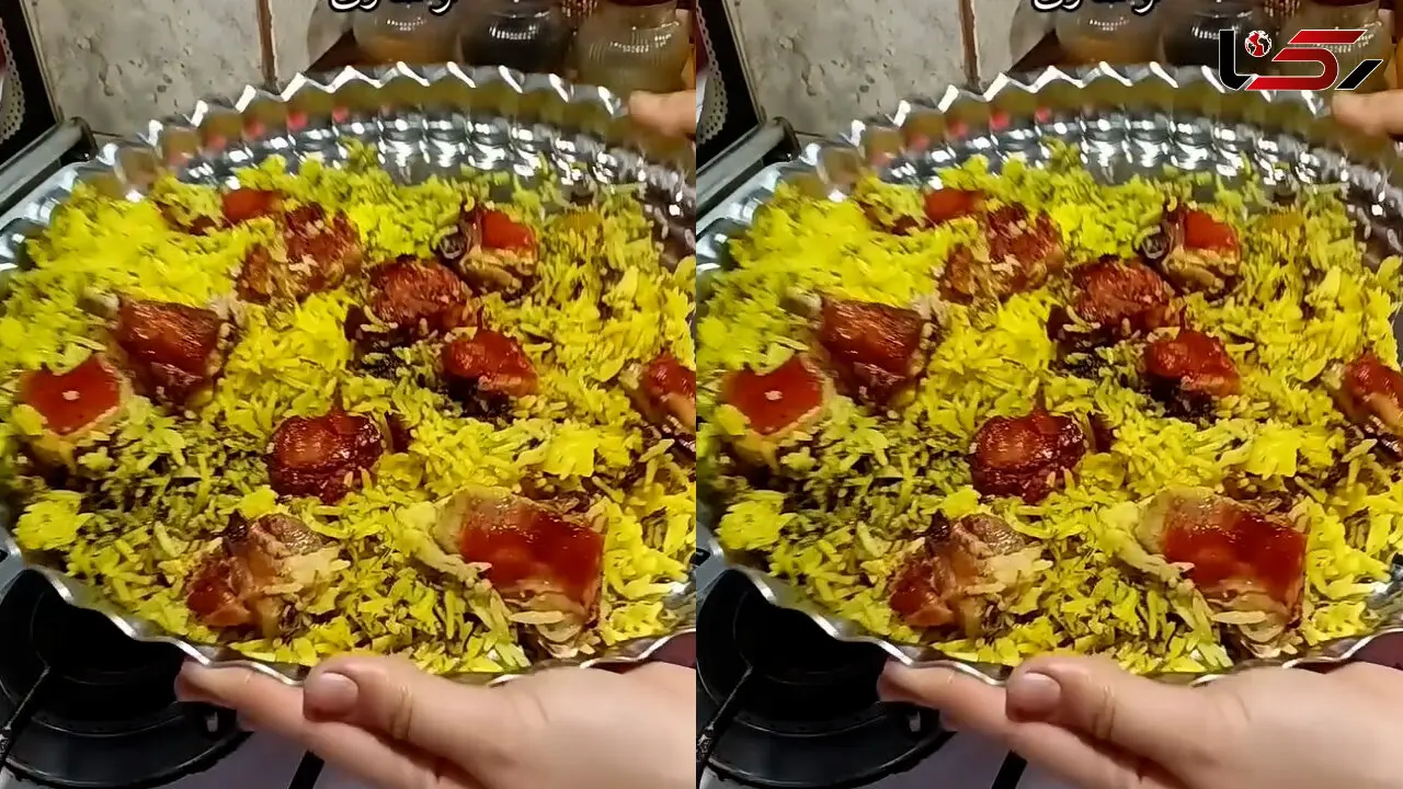 پلو سیب‌ زمینی یک غذای ساده و خوشمزه / فیلم