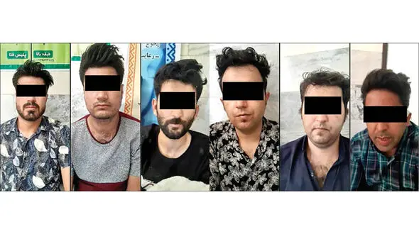 عکس 6 راهزن جاده مشهد / فقط طلا می دزدیدند 