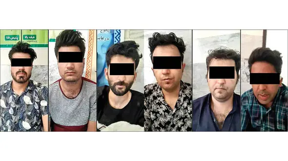 عکس 6 راهزن جاده مشهد / فقط طلا می دزدیدند 