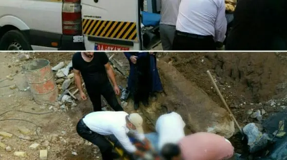 مرد سبزواری زنده زنده دفن شد