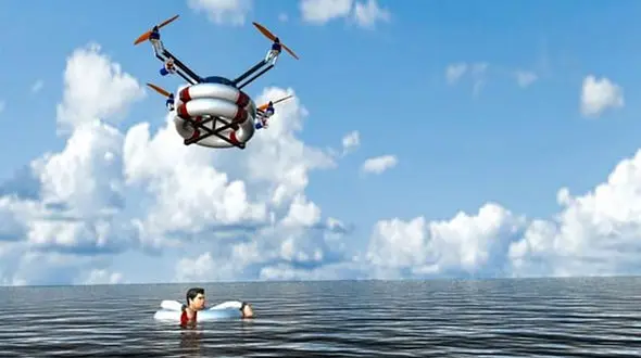 ربات نجاتگر از غرق شدگی در سواحل گیلان مورد استفاده قرار گرفته است + فیلم 