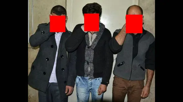 پایان کارهای خلاف 3 مرد در بهارستان + عکس 