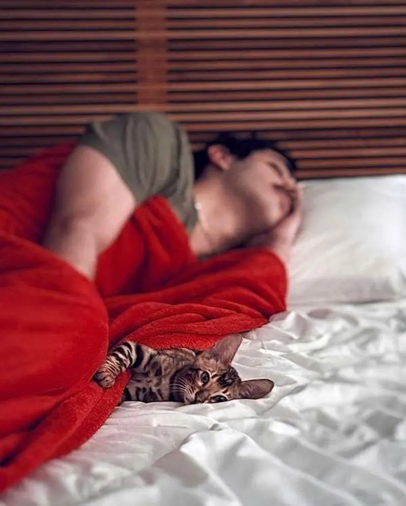 عکس متفاوت بازیگر یاغی  با حیوان خانگی بامزه‌اش