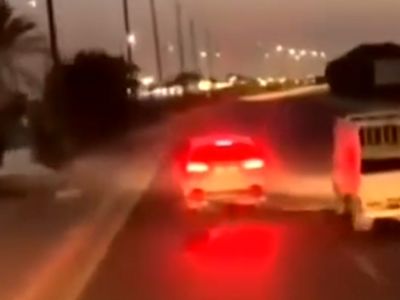 فیلم حمله مسلحانه راننده سورنتو به کشنده در حرکت ...