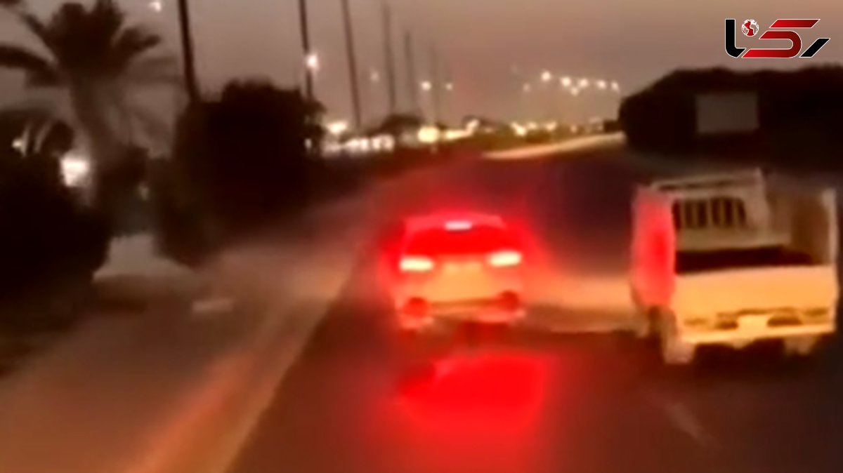 فیلم حمله مسلحانه راننده سورنتو به کشنده در حرکت ...