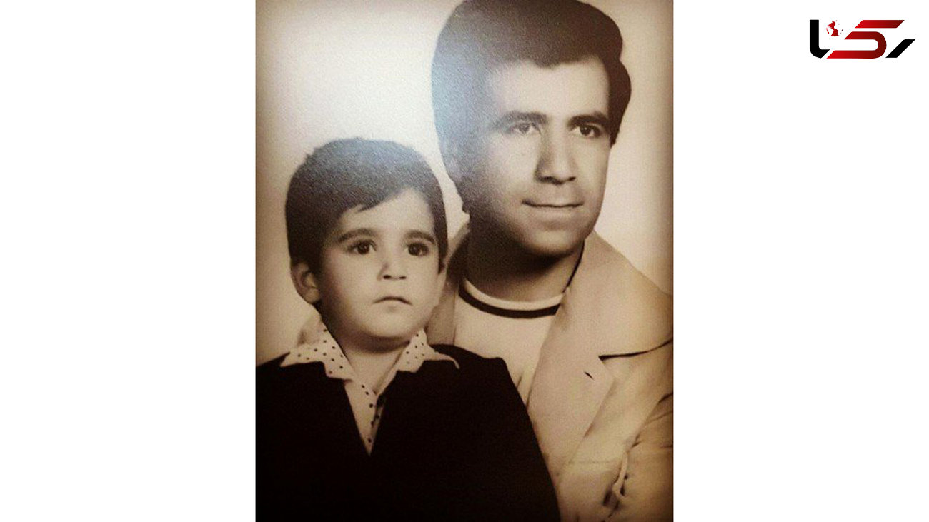 ماجرای درگذشت پدر مجری مشهور ایرانی در روز عاشورا + عکس کودکی در کنار پدرش 