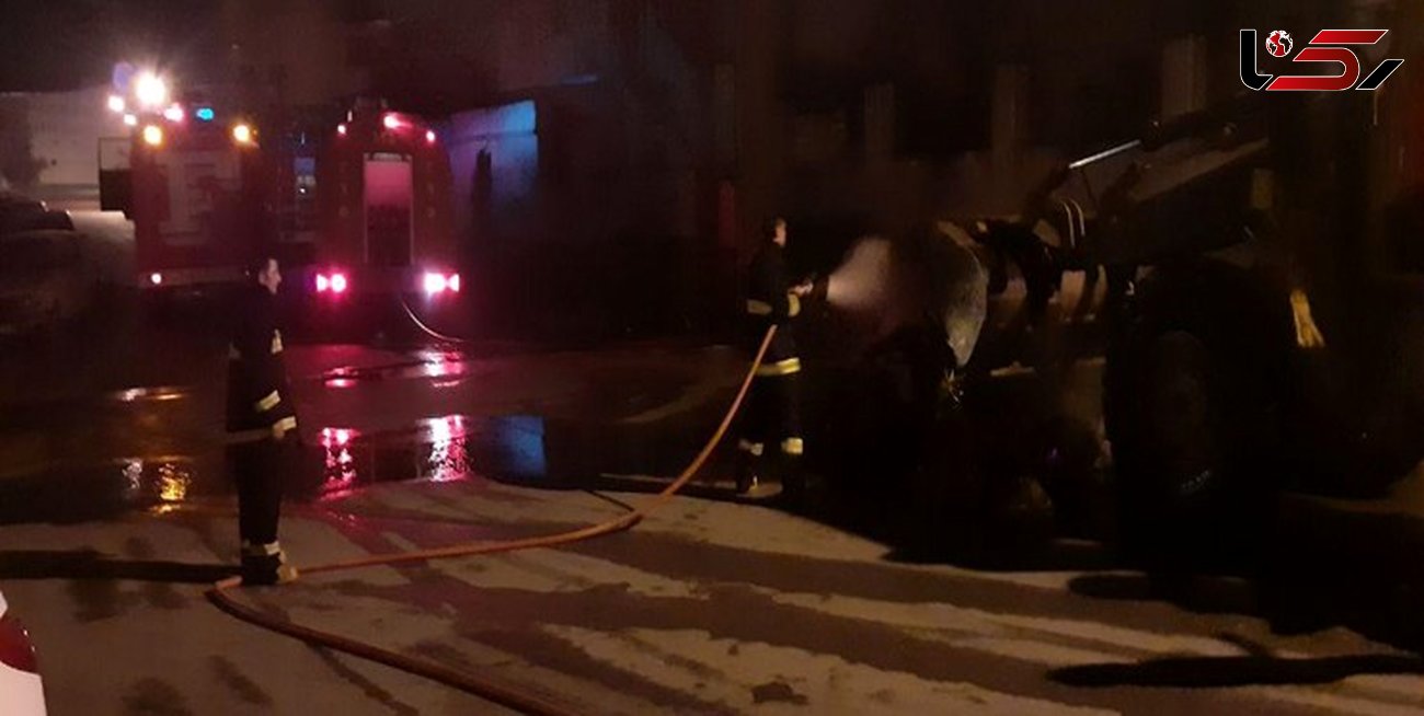 مهار آتش‌سوزی گسترده در کارخانه کارتن‌سازی در آمل