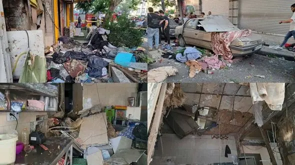 فیلم انفجار مهیب در خیابان سهروردی + جزییات