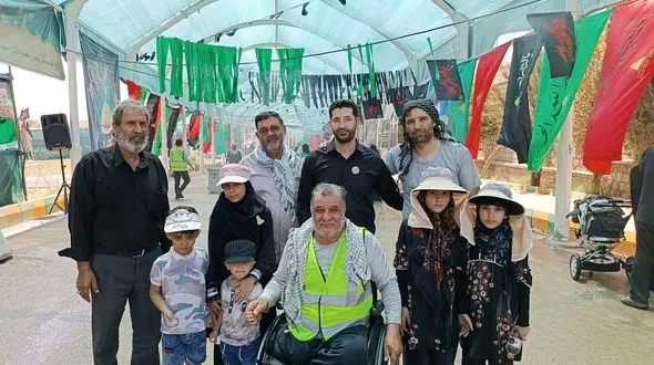 مرز خسروی، جایی که عشق موج می‌زند/ جانبازی که پا ندارد اما دل حسینی دارد+ فیلم