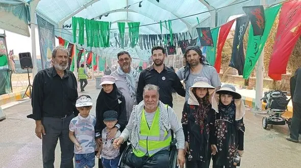 مرز خسروی، جایی که عشق موج می‌زند/ جانبازی که پا ندارد اما دل حسینی دارد+ فیلم