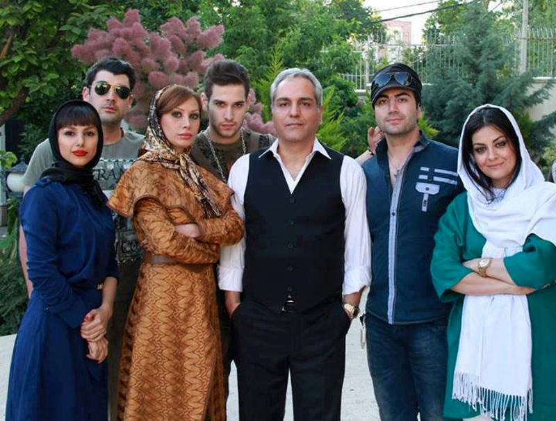 عکس جنجالی لو رفته مهران مدیری و خانم بازیگر 