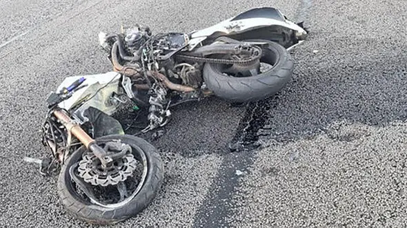 فیلم تصادف وحشتناک 2 موتورسیکلت در تهران