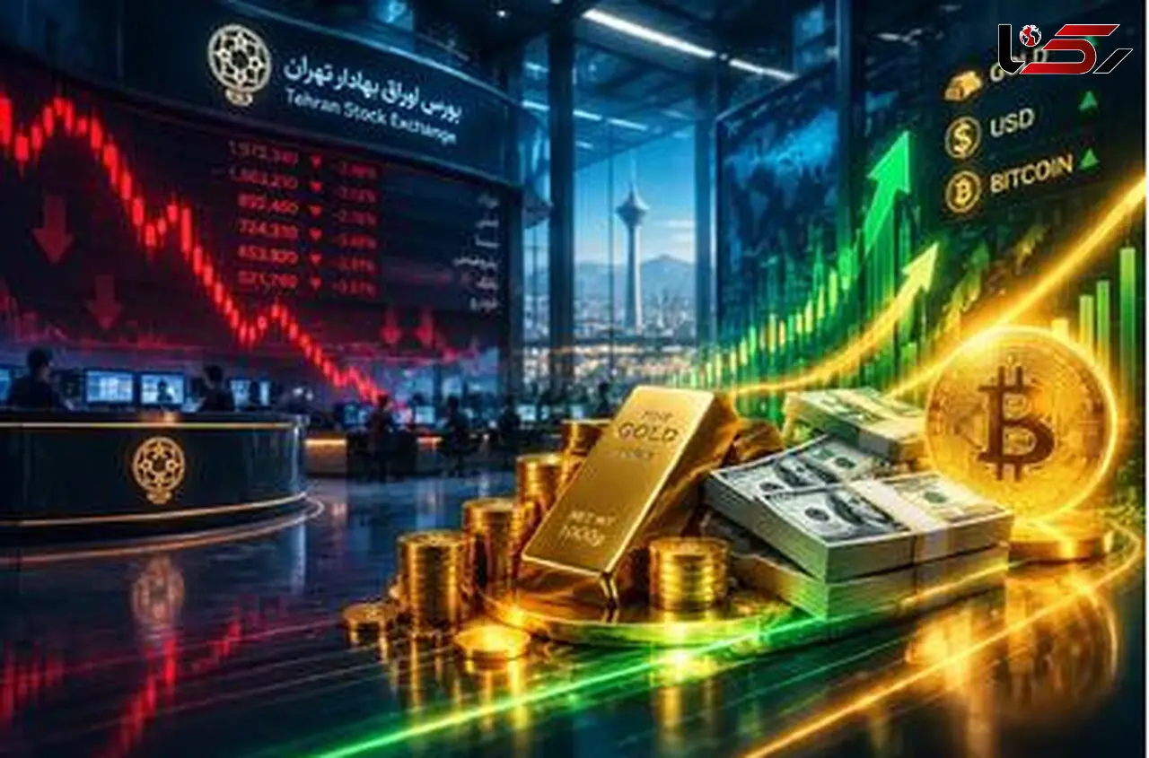 عقب‌نشینی بورس پس از ۸ هفته صعود /خروج ۱۶ همت پول حقیقی از سهام
