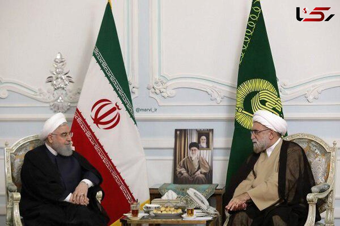روحانی در دیدار تولیت آستان قدس رضوی: دولت برای ارائه خدمت بهتر به زائران در کنار تولیت آستان قدس رضوی است