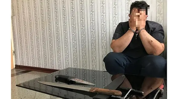 حمله به پلیس تهران با قمه در صادقیه + عکس 