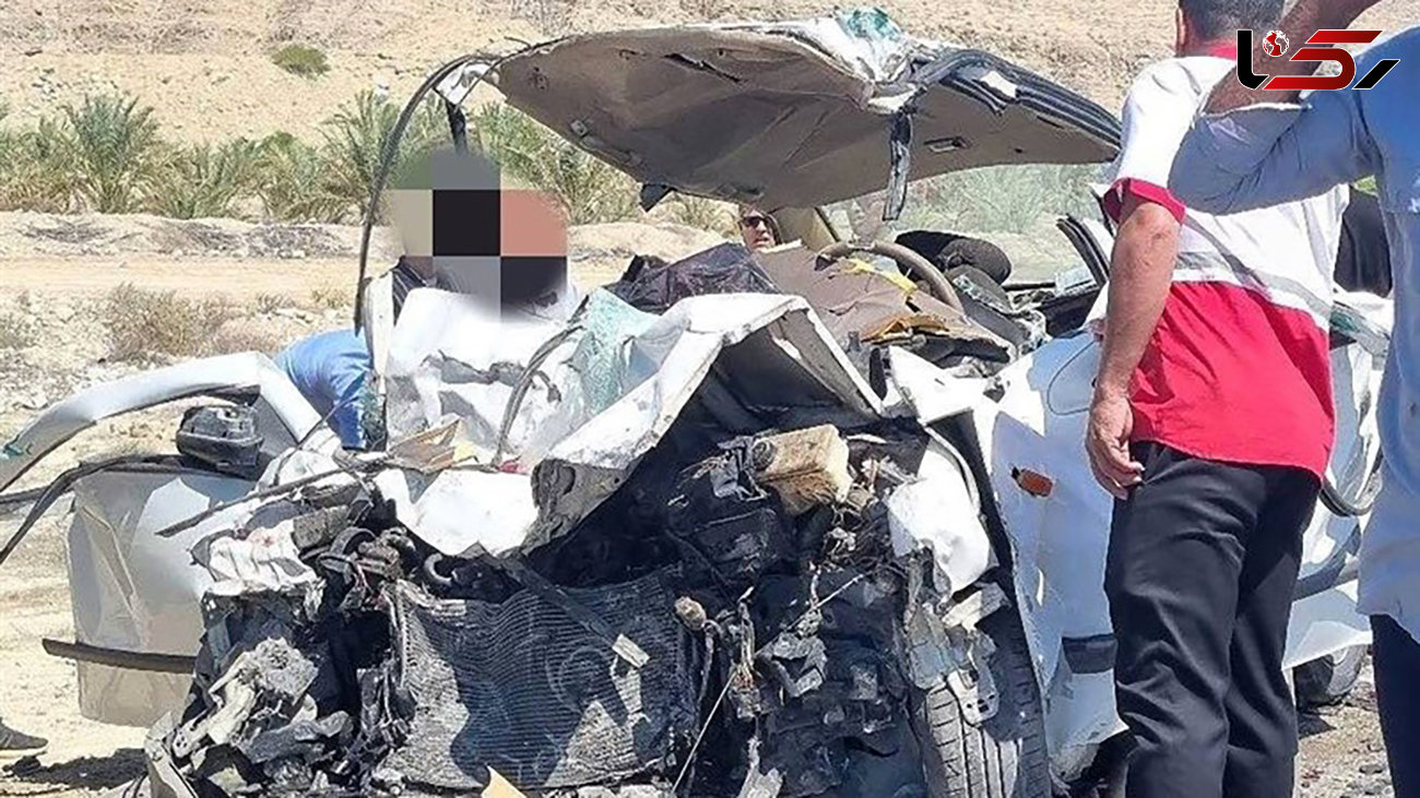 5 کشته و زخمی در تصادف هولناک سمند با کامیون در جاده تنگستان