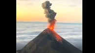 ببینید / تصاویری از لحظه فعال شدن آتشفشان گواتمالا