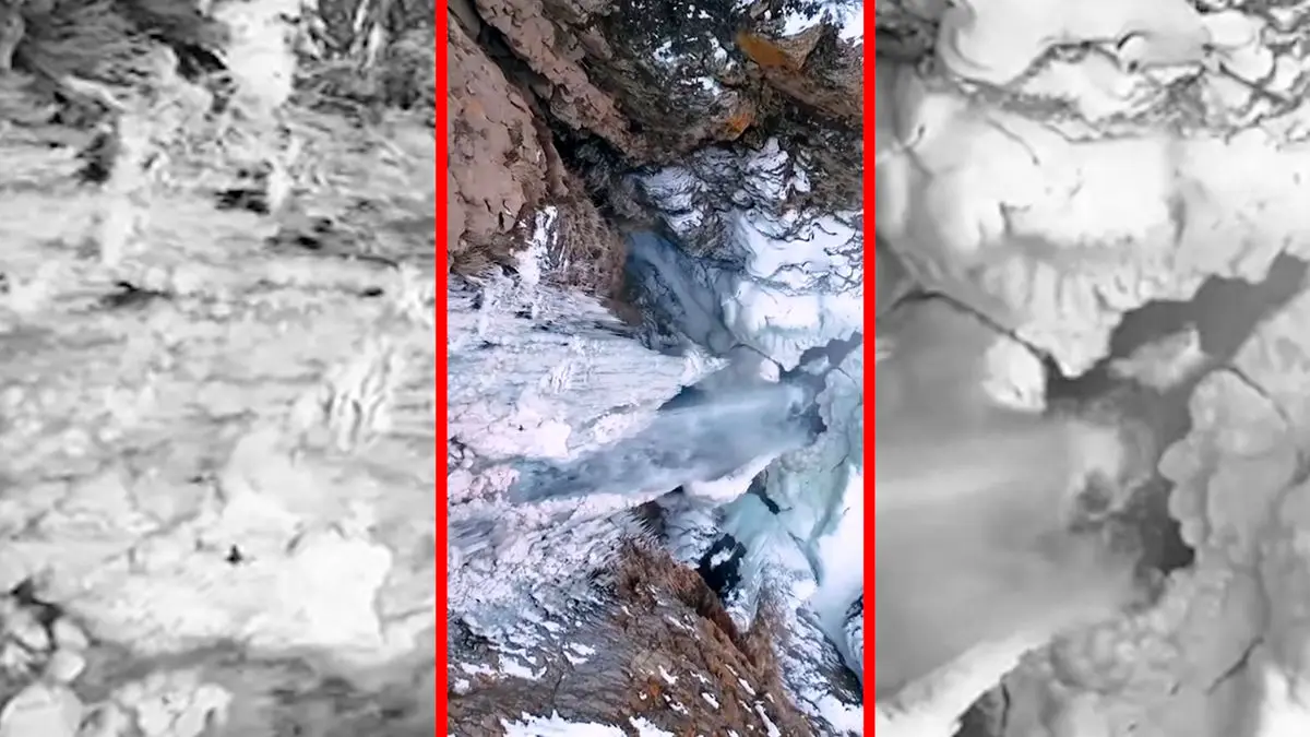 فیلم آبشار ۲۵ متری کرکری در ییلاقات مشکین شهر