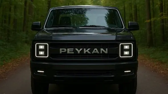 پیکان وانت با طراحی آینده‌ نگرانه؛ ایران‌ خودرو از دید هوش مصنوعی